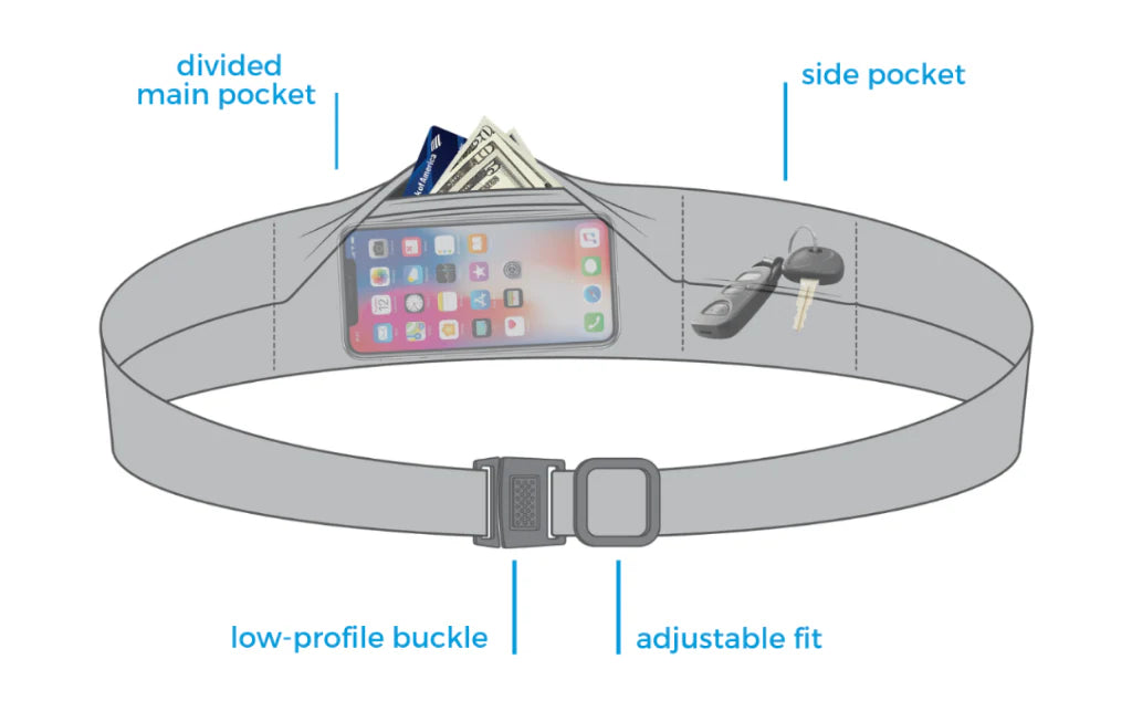 Harmony Pocketed Belt + Slim Ivory Leather Wallet