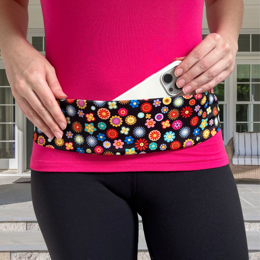 Pocketed Belt - Flower Power