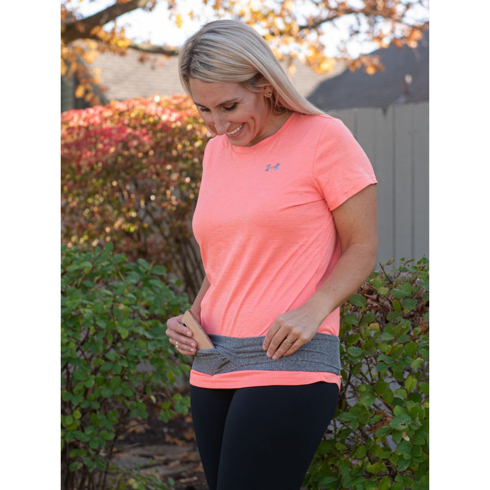 Pocketed Wrap - Steel Heather