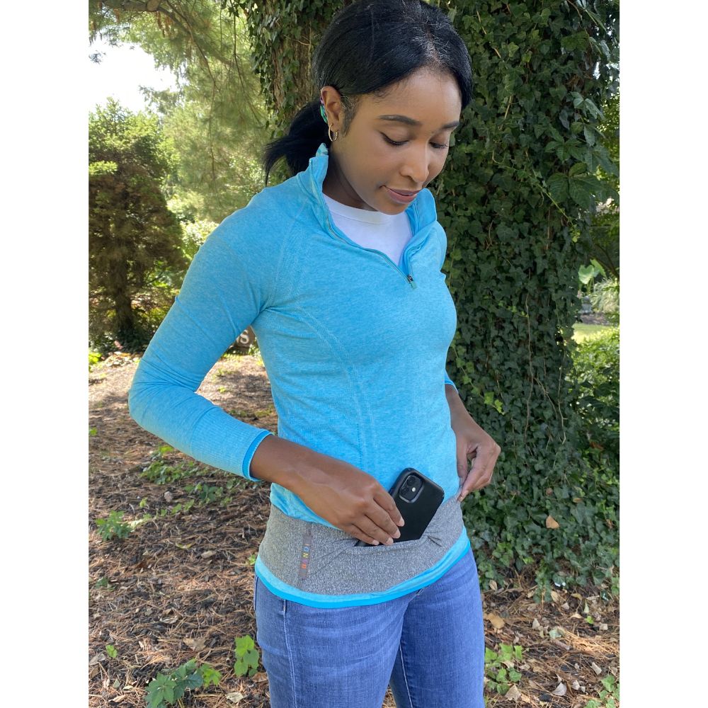 Pocketed Wrap - Steel Heather