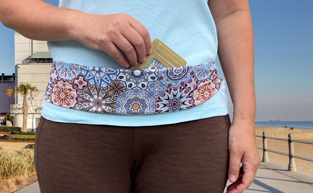 Harmony Pocketed Belt + Slim Ivory Leather Wallet
