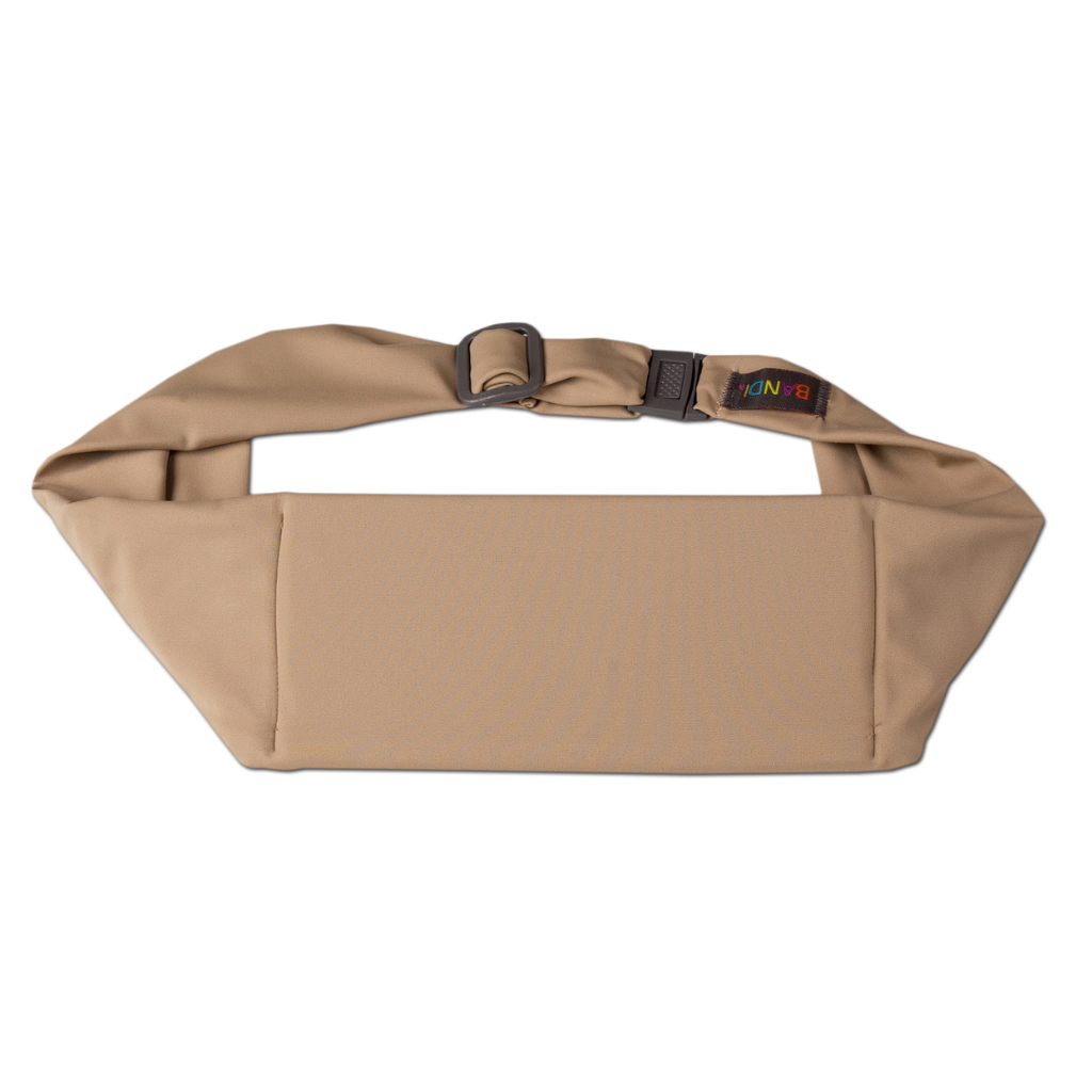 Pocketed Belt - Taupe