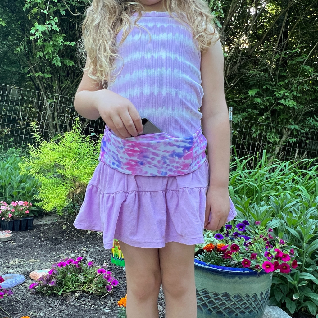 Kids Pocketed Belt - Cotton Candy