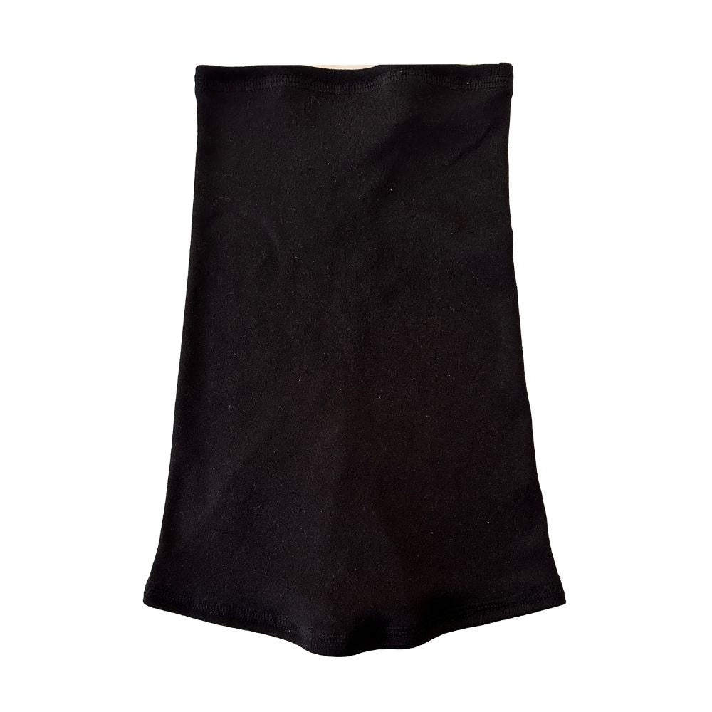 Product shot of black cozy wrap