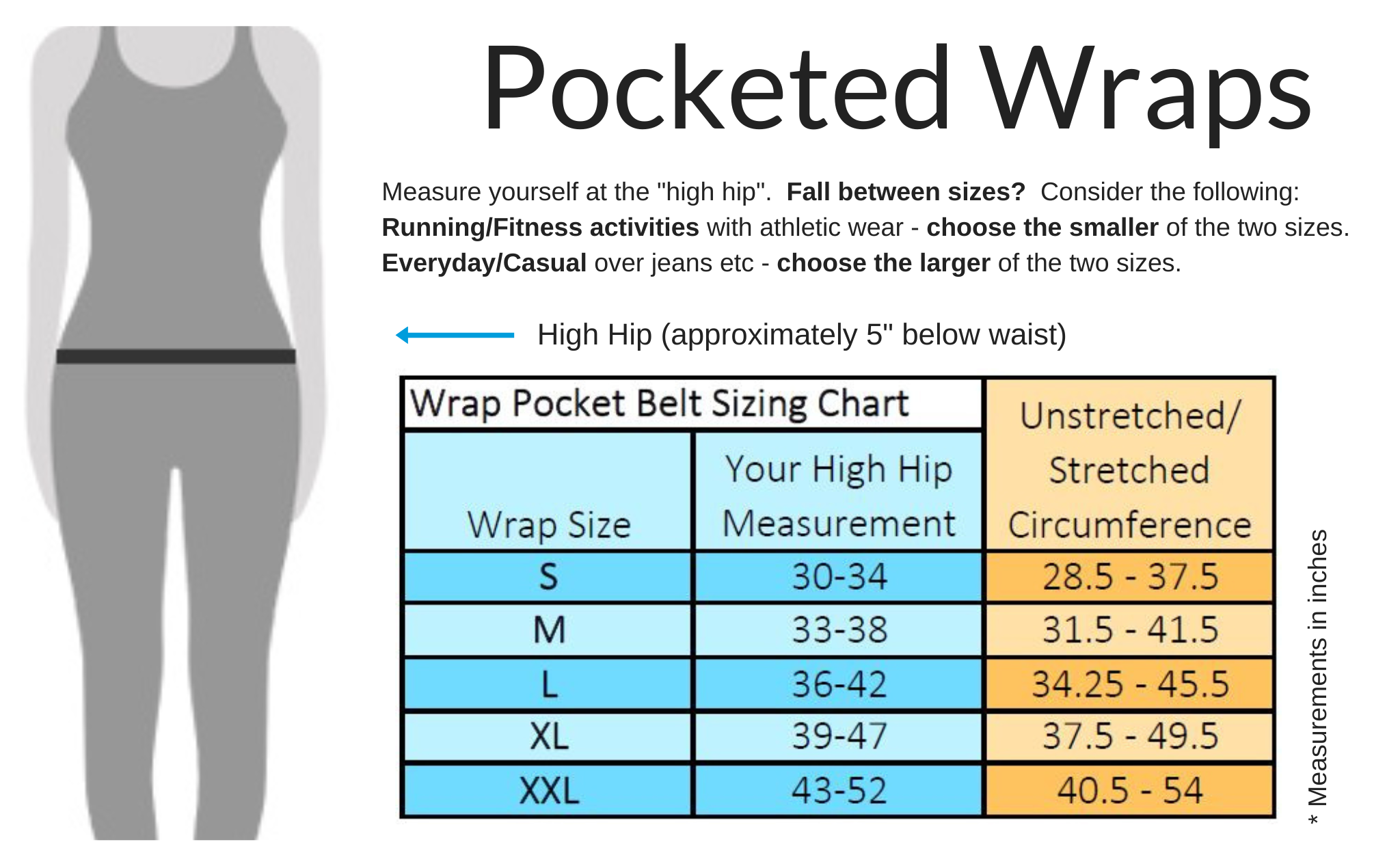 Pocketed Wrap - Marathon Size XS