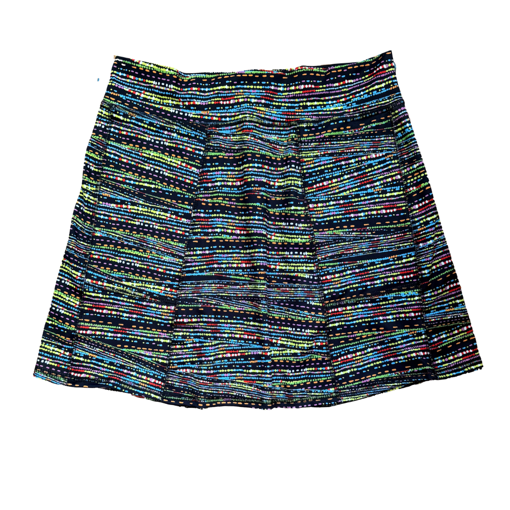 Flirty Length Pocketed Skirt - Confetti