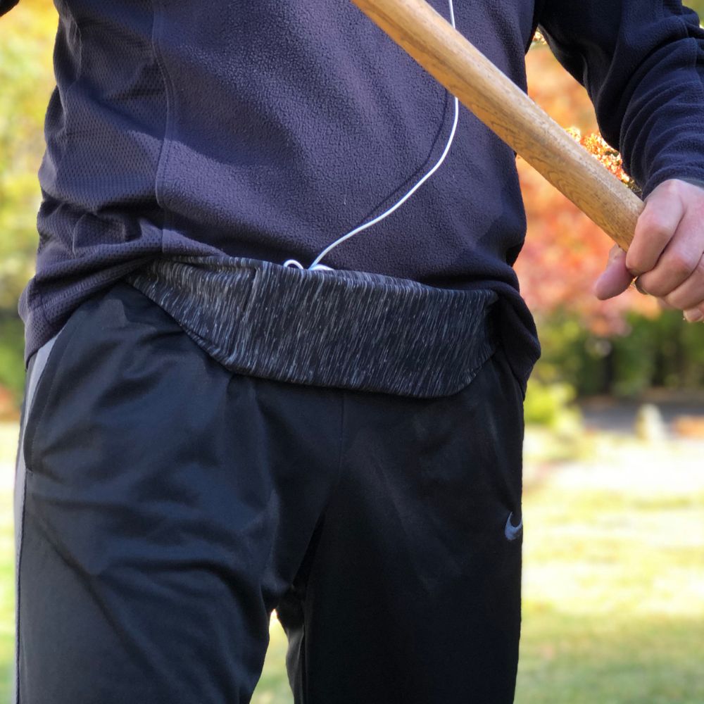 Pocketed Belt - Strata Black/Grey