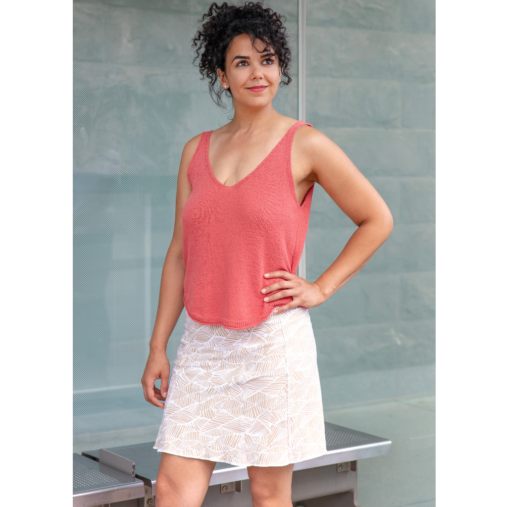 Freestyle Length Pocketed Skirt - Sandstone