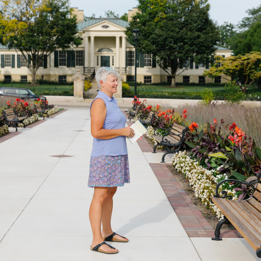 Tulip Garden Freestyle Pocketed Skirt