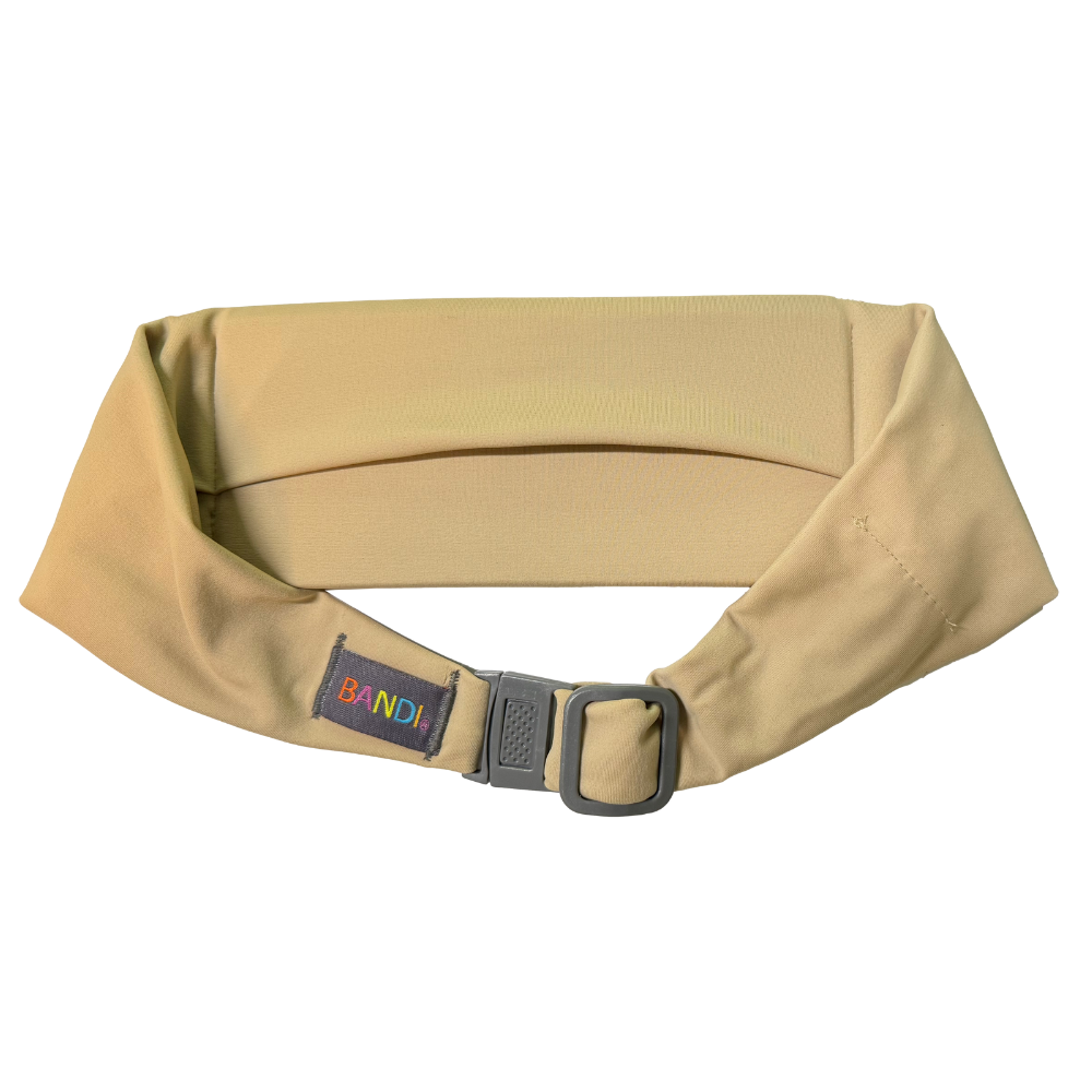 Taupe Kids Pocketed Belt