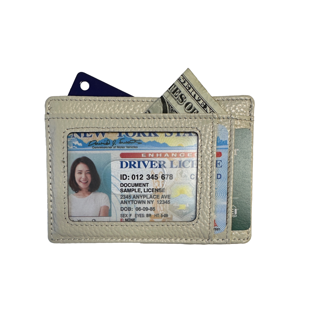 Leather Wallet - Ivory