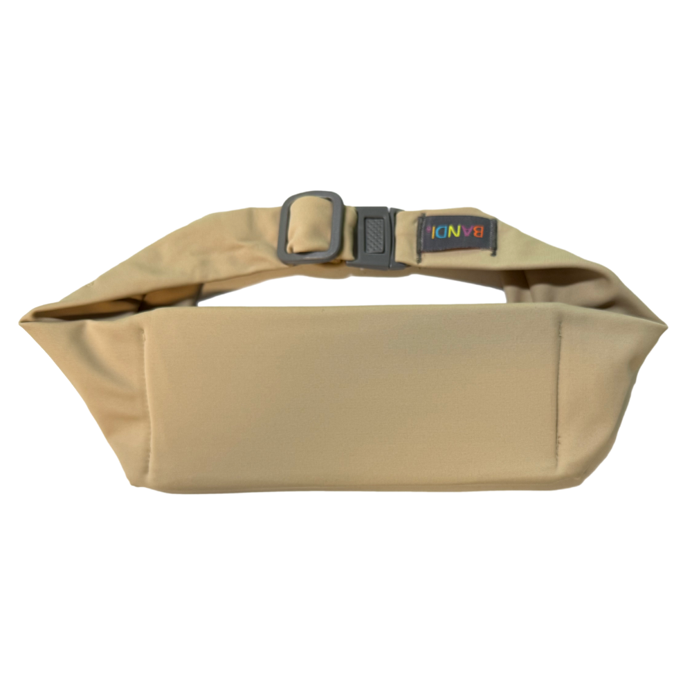 Taupe Kids Pocketed Belt