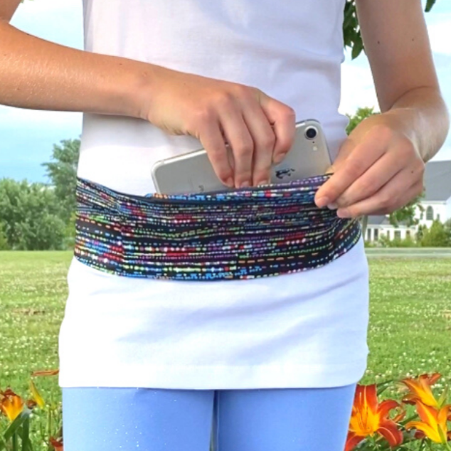 Kids Pocketed Belt - Confetti