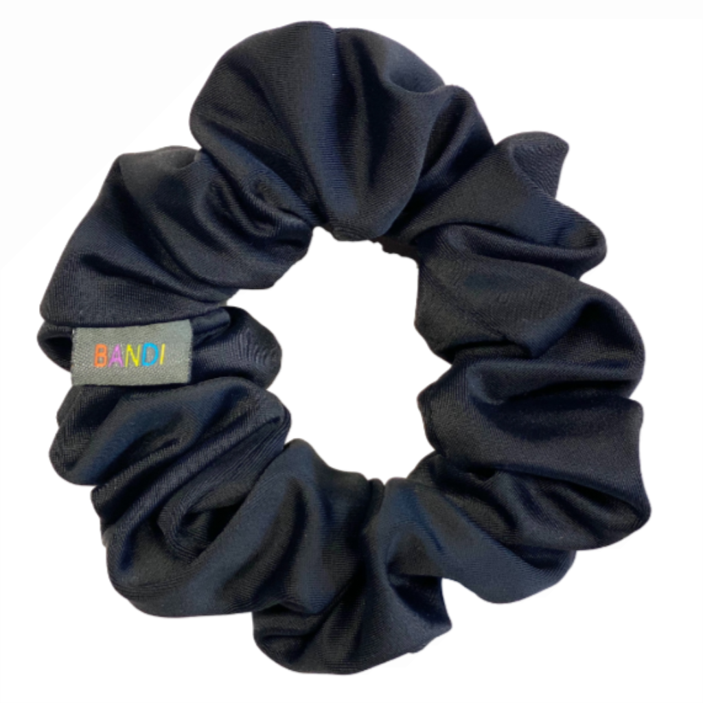 solid black scrunchie by BANDI