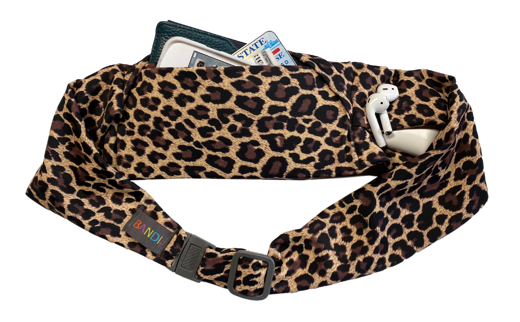 Pocketed Belt - Leopard