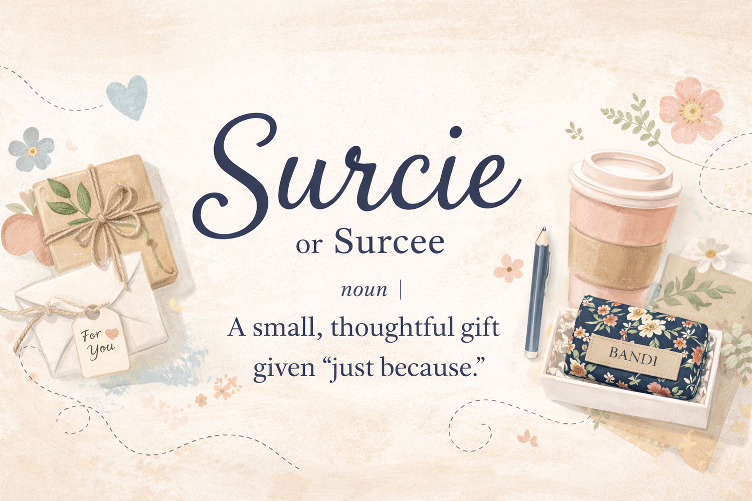 Surcie:  A gift, 'just because'