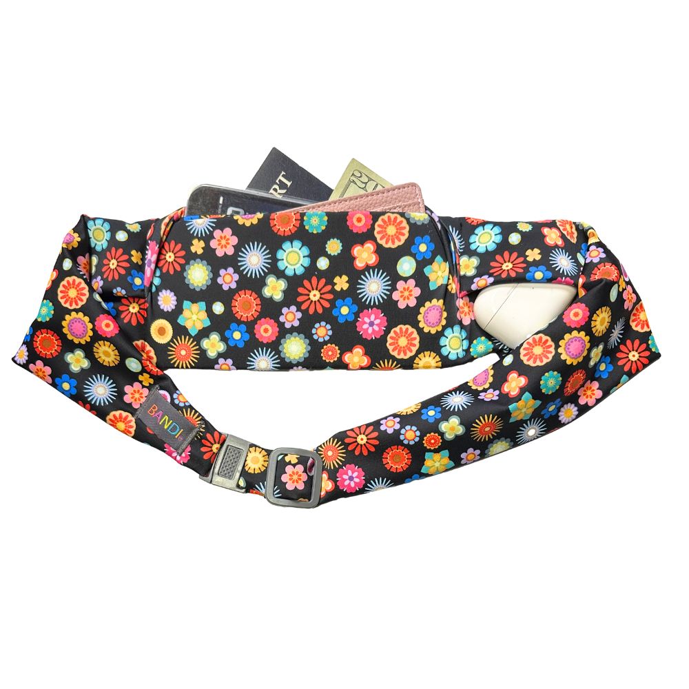 Pocketed Belt - Flower Power "NEW"