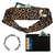 Leopard Pocketed Belt + Slim Black Leather Wallet