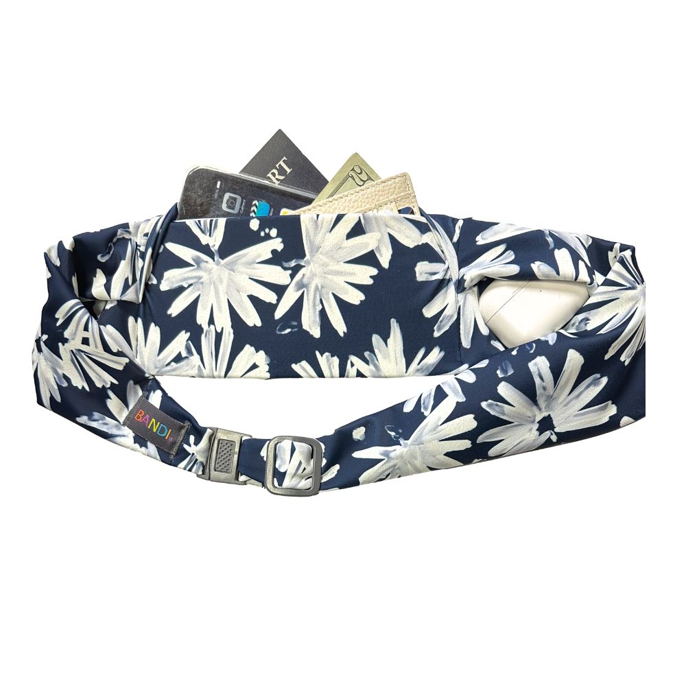 Pocketed Belt - Blue Dahlia "NEW"