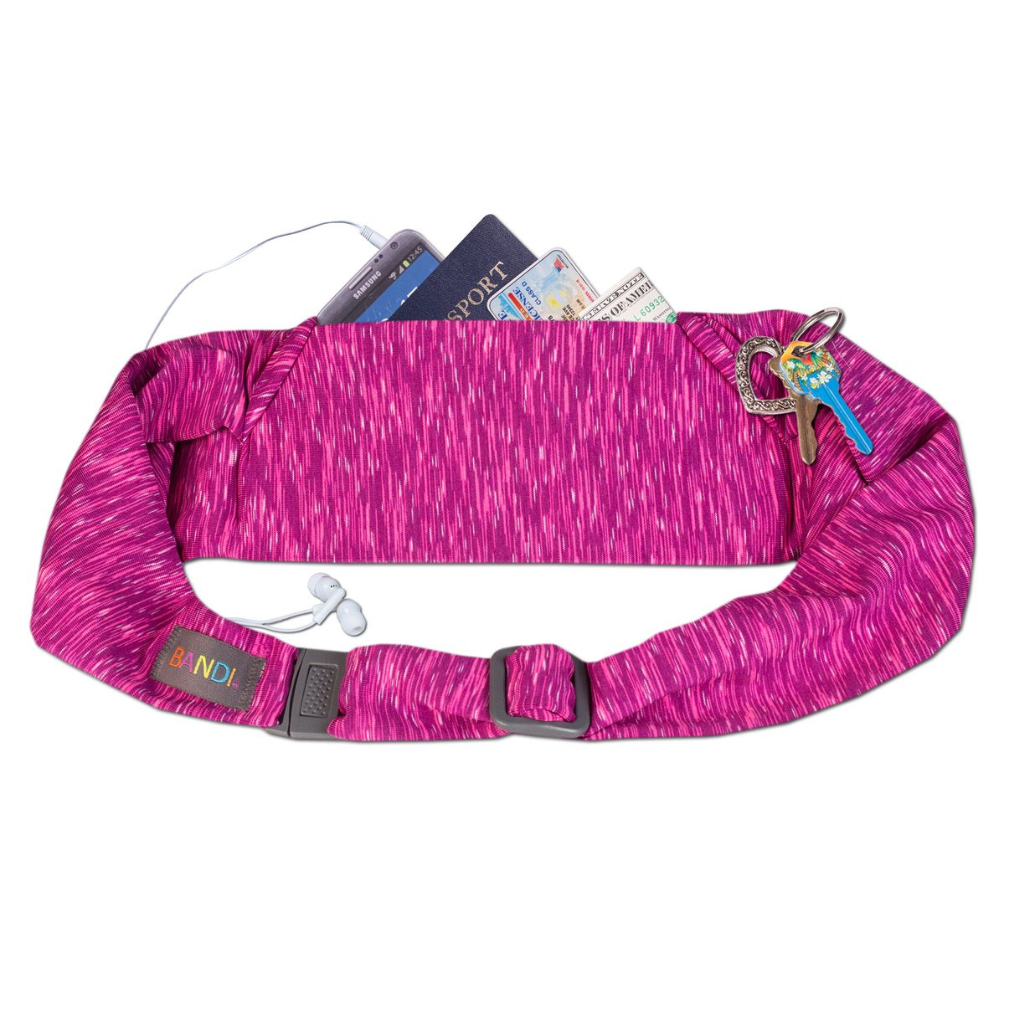 Pocketed Belt - Strata Fuchsia/Violet