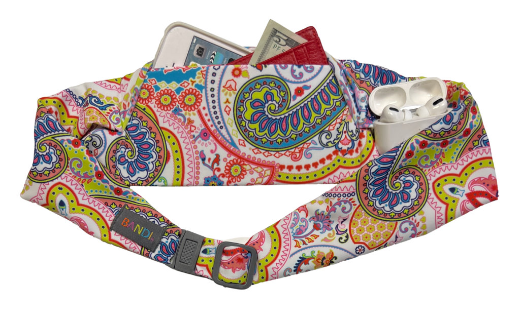 Paisley Bouquet Pocketed Belt