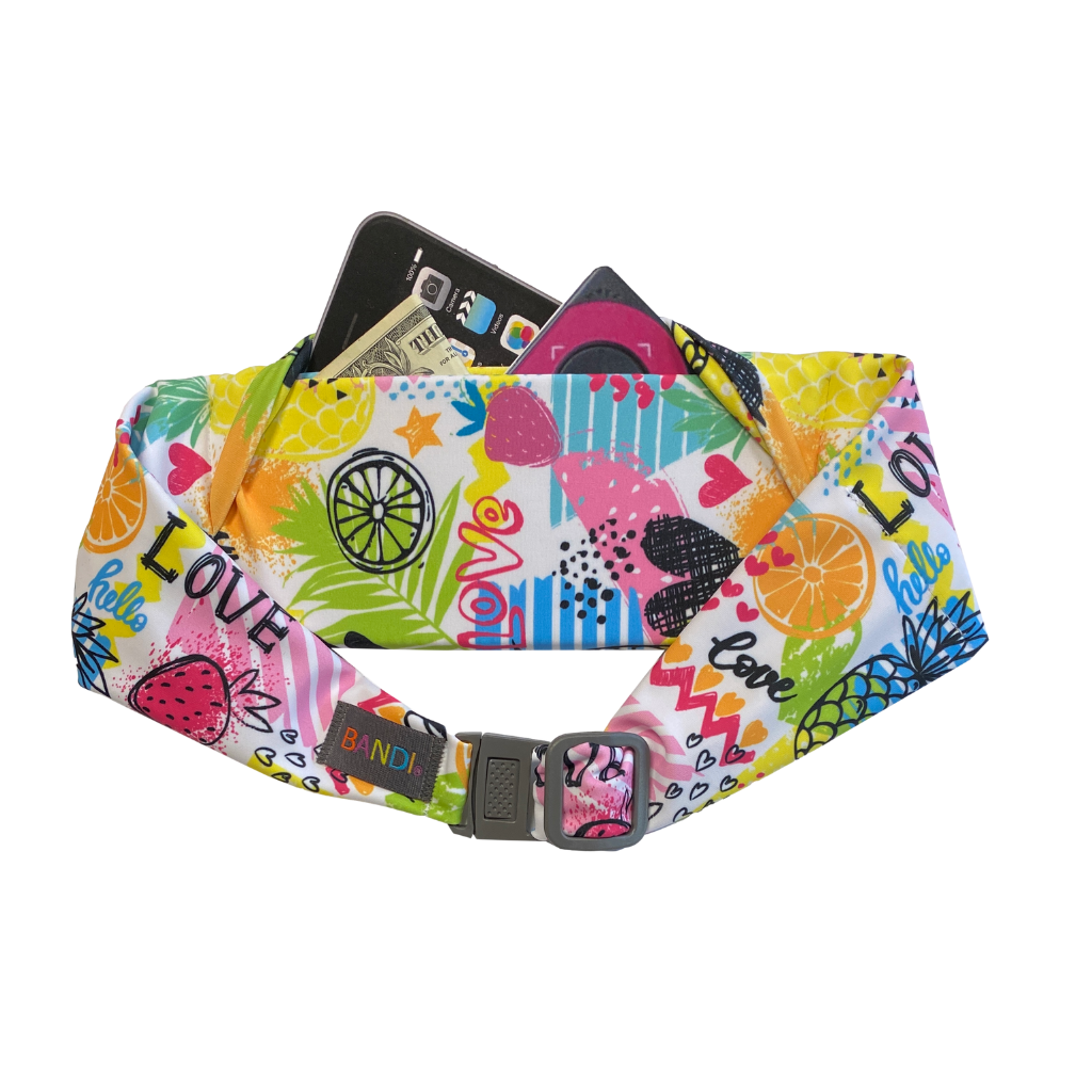 Kids Pocketed Belt - Love Doodle