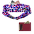 Vivace Pocketed Belt + Raspberry Slim Faux Leather Wallet