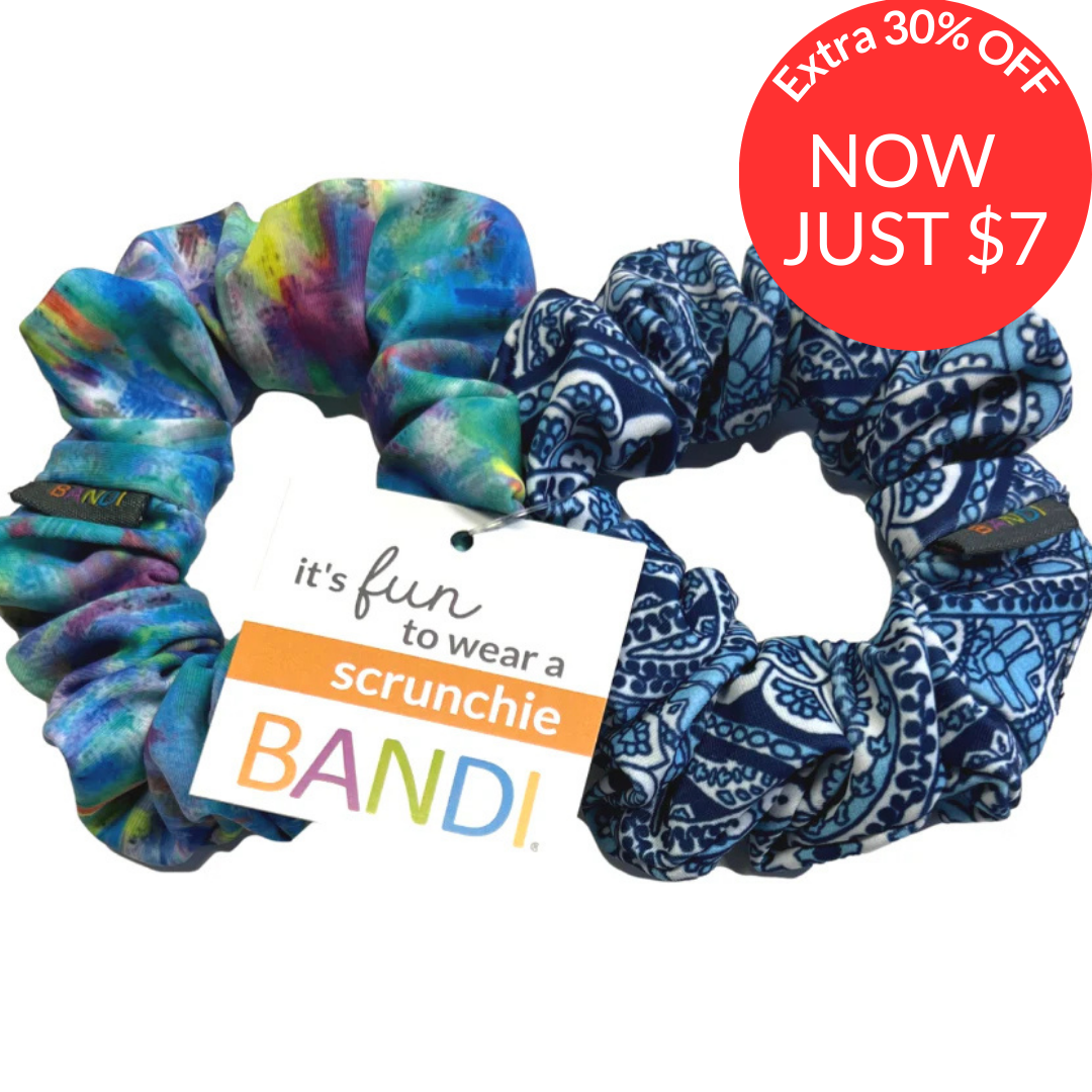 2-Pack Impressions/Bermuda Scrunchie
