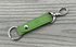 BANDI faux leather key strap with ring and removable clip.