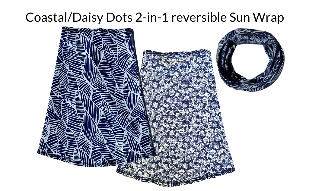 Sun Wrap - Coastal/Daisy Dots