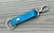 Leather Key Chain - Aqua