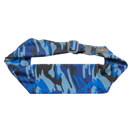 Pocketed Belt - Camo Blue