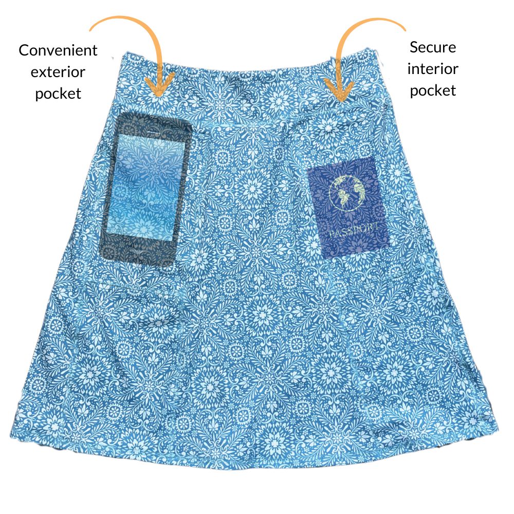 Freestyle Length Pocketed Skirt - Sigrid