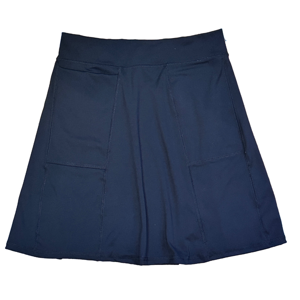 ★Porta★ BELTED POCKET WRAP SKIRT BLACK 24PF023 Freestyle Length Pocketed Skirt - Black – BANDI Wear