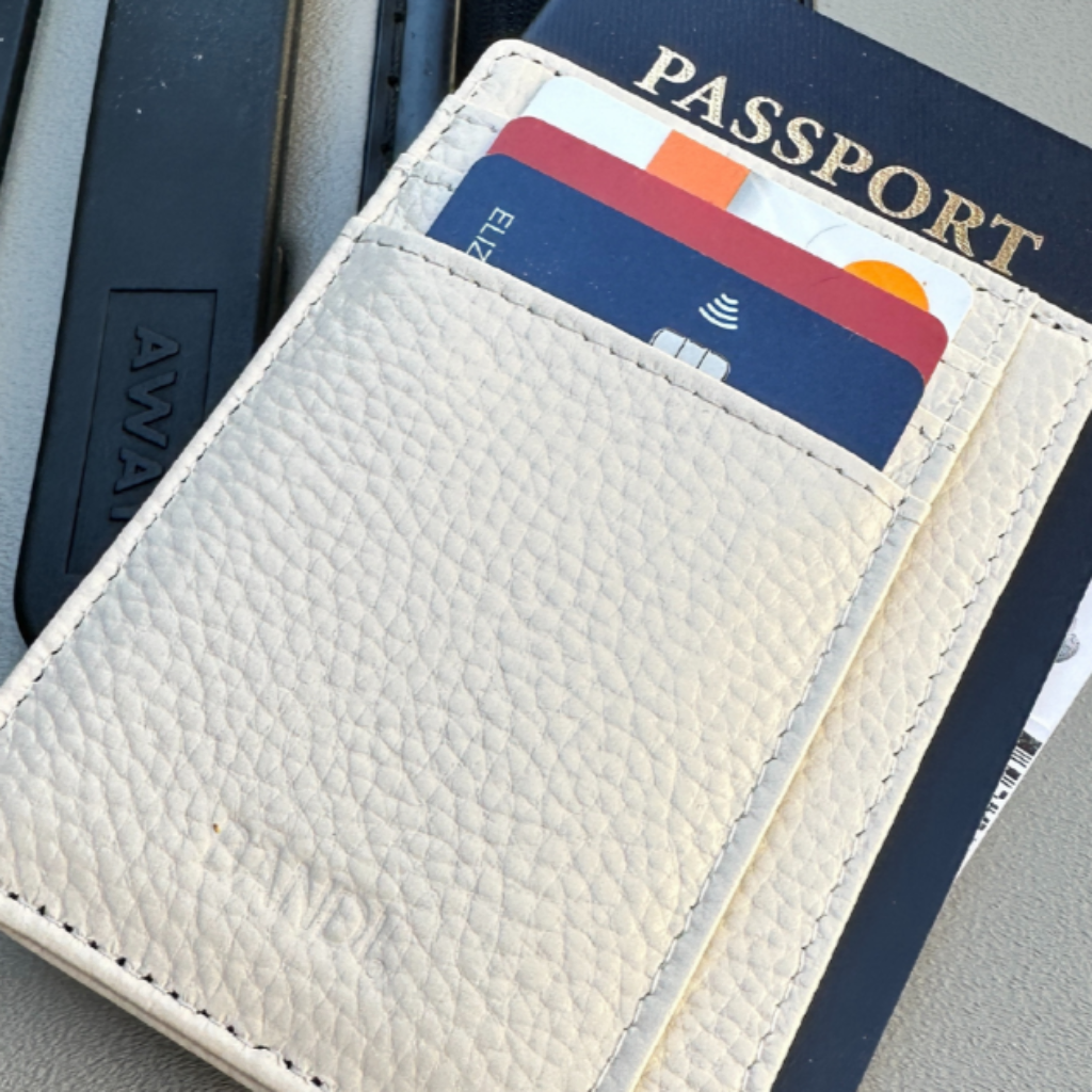 Leather Wallet - Ivory