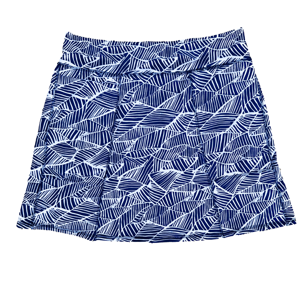 Flirty Length Pocketed Skirt - Coastal Navy
