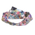 Pocket view of BANDI Wear Belt in Coral Reef print.  Shades of pink with sea garden images in blues and pinks and many colors.