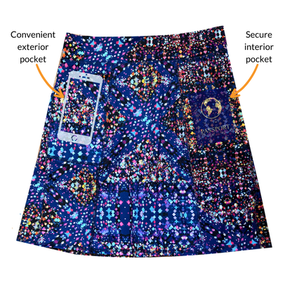 Freestyle Length Pocketed Skirt - Lumi - NEW
