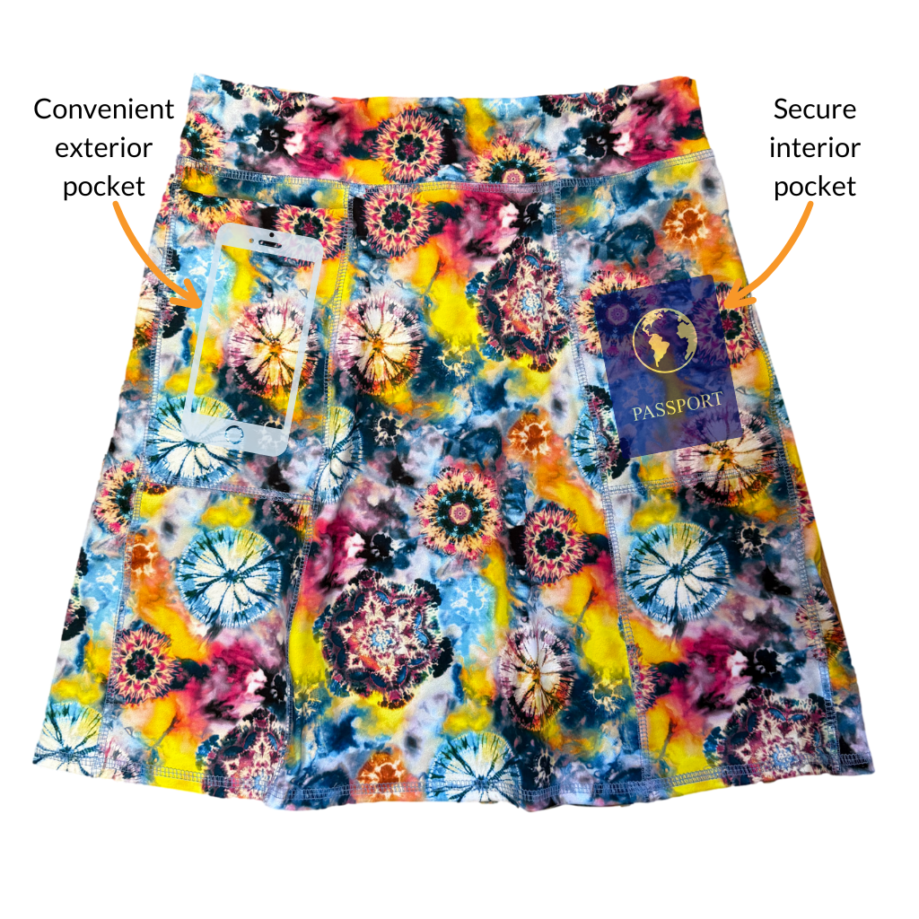 Freestyle Length Pocketed Skirt - Stella - NEW