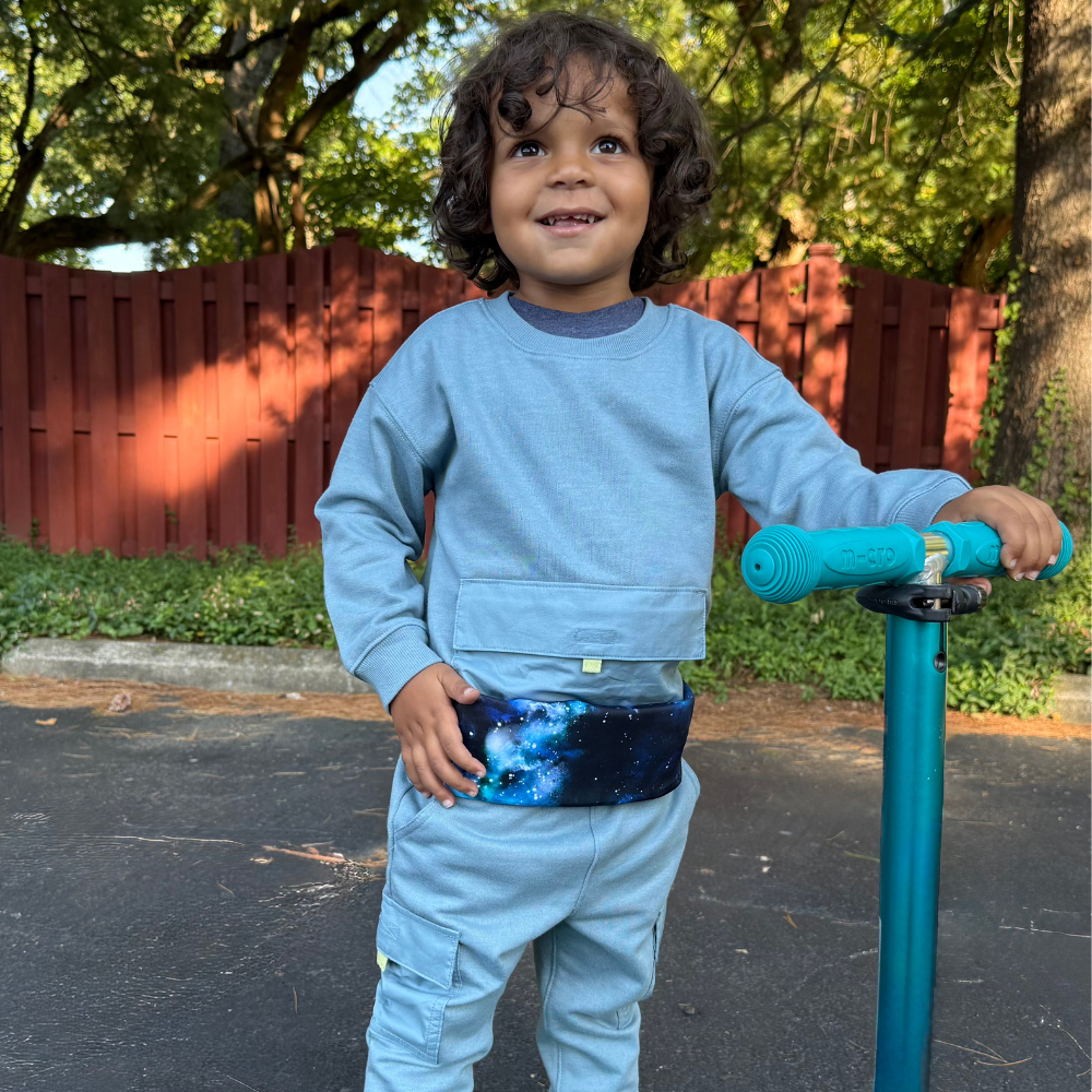 Kids Pocketed Belt - Galaxy