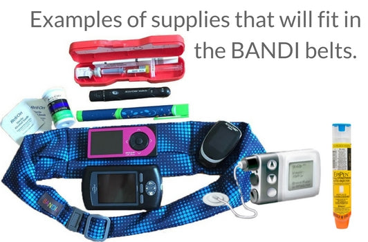Examples of supplies that will fit in the Bandi Belts