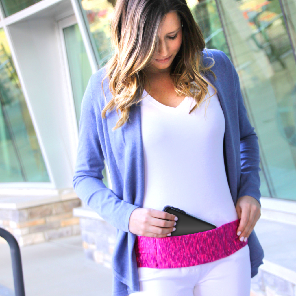 Pocketed Belt - Strata Fuchsia/Violet