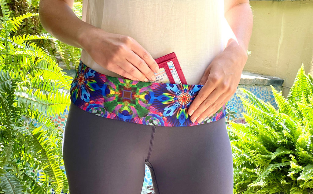 Psychedelic Pocketed Belt