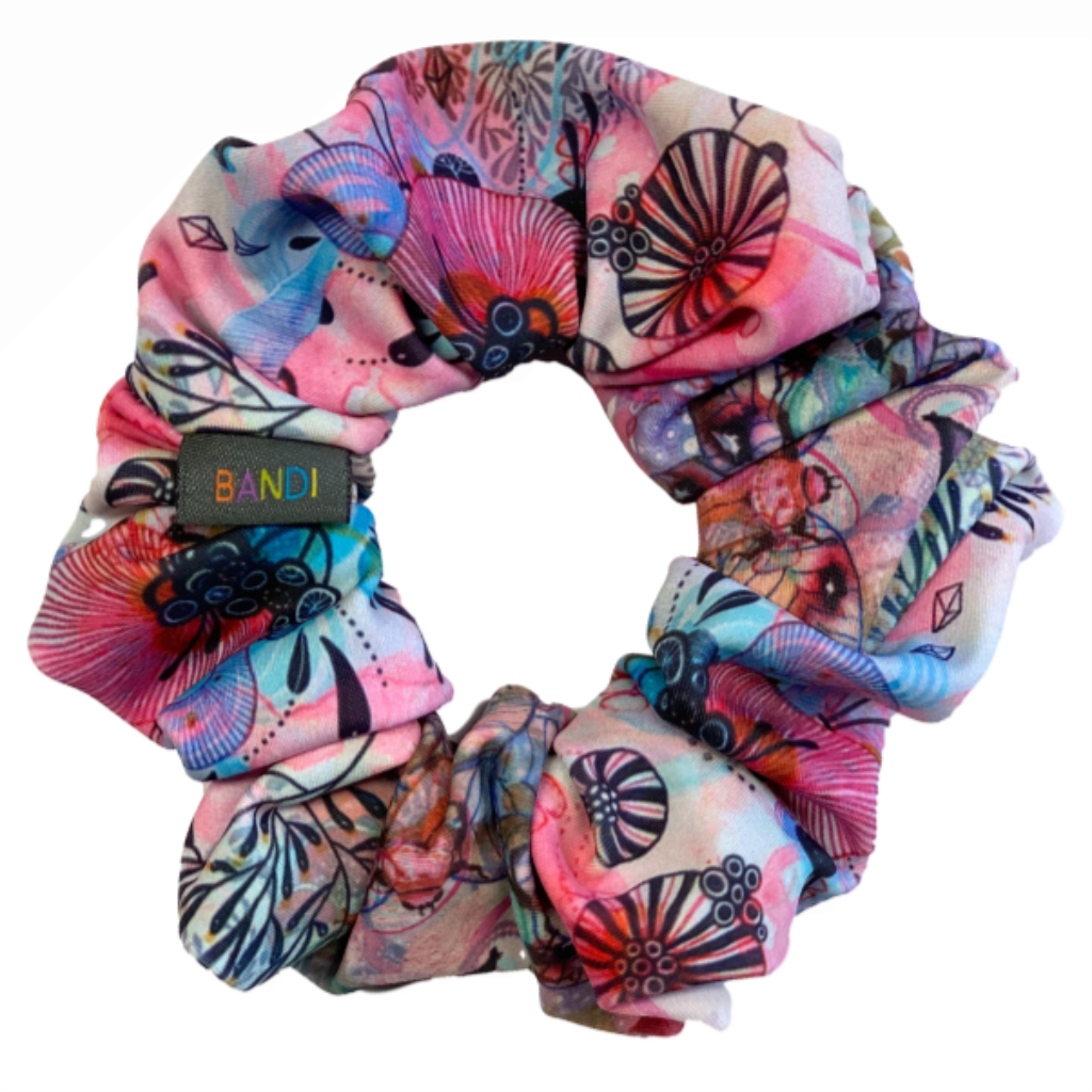 Coral Reef Scrunchie in pink tones BANDI