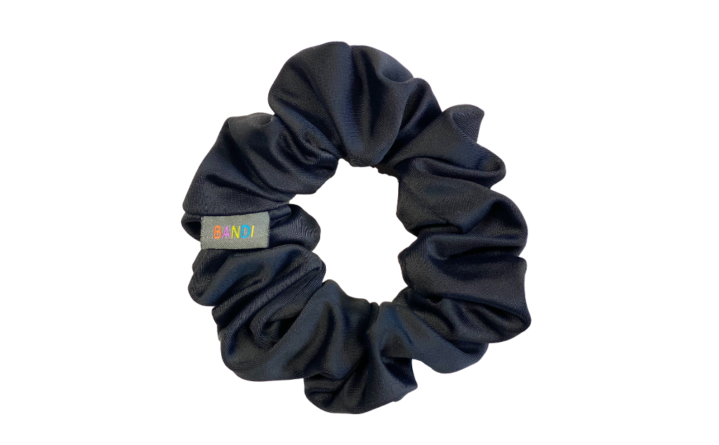 solid black scrunchie by BANDI