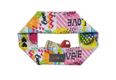 BANDI Wear colorful Love pattern Headband showing pocket with key and money